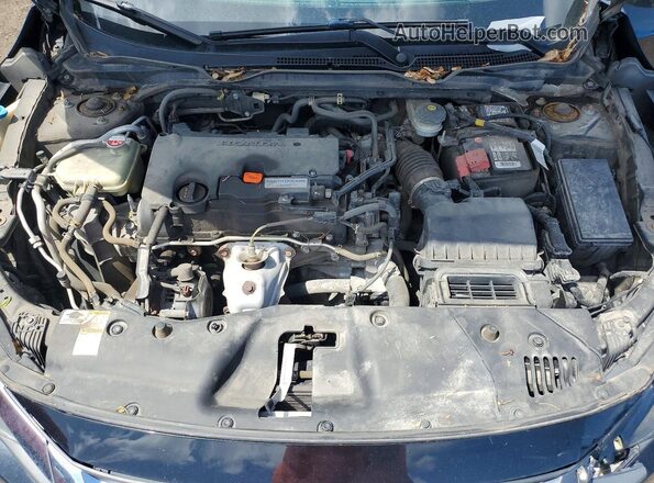 2HGFC2F87GH000210 2016 HONDA CIVIC Черный Вид задней части салона