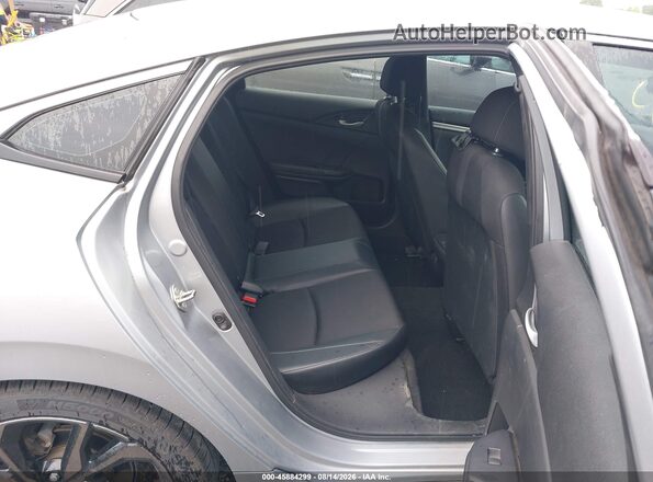 2HGFC2F87KH503423 2019 HONDA CIVIC Silver Widok naklejki z numerem VIN