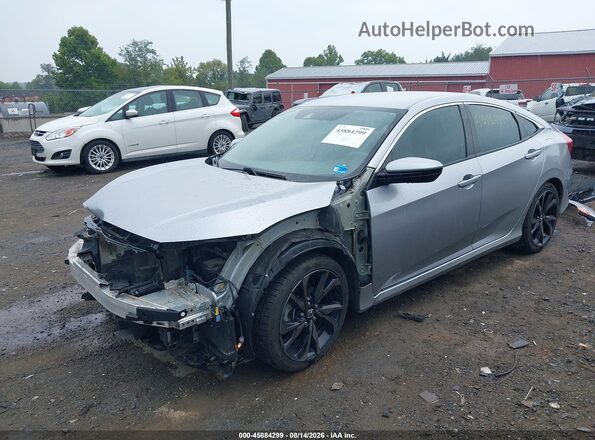 2HGFC2F87KH503423 2019 HONDA CIVIC Silver Przód lewy