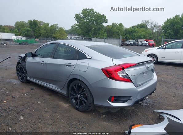 2HGFC2F87KH503423 2019 HONDA CIVIC Silver Tył lewy
