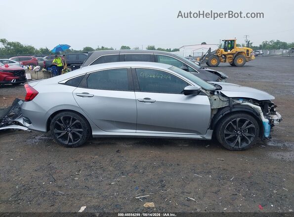 2HGFC2F87KH503423 2019 HONDA CIVIC Silver Widok wnętrza 360 stopni