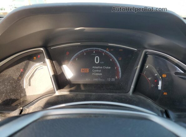 2HGFC2F87KH515491 2019 HONDA CIVIC Black Vista del cuadro de instrumentos