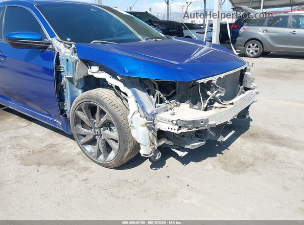 2HGFC2F87KH569048 2019 HONDA CIVIC Blue Դիմացի տեսք
