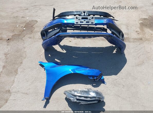 2HGFC2F87KH569048 2019 HONDA CIVIC Blue Սարքավորումների վահանակի տեսք