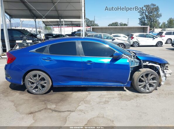 2HGFC2F87KH569048 2019 HONDA CIVIC Blue Սալոնի 360 աստիճան տեսք