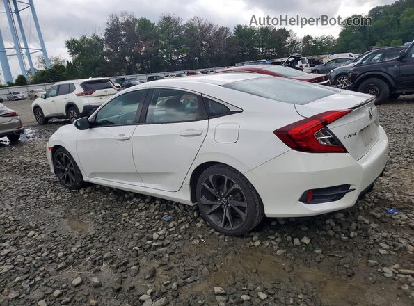 2HGFC2F87LH517176 2020 HONDA CIVIC White Rear left