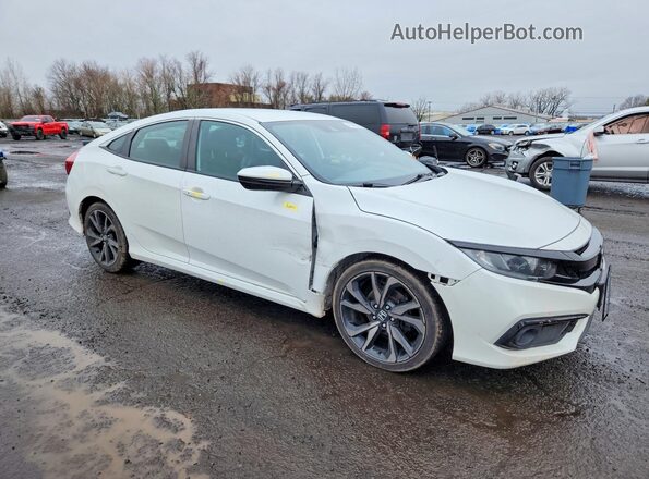 2HGFC2F87LH597255 2020 HONDA CIVIC White Передня права чверть