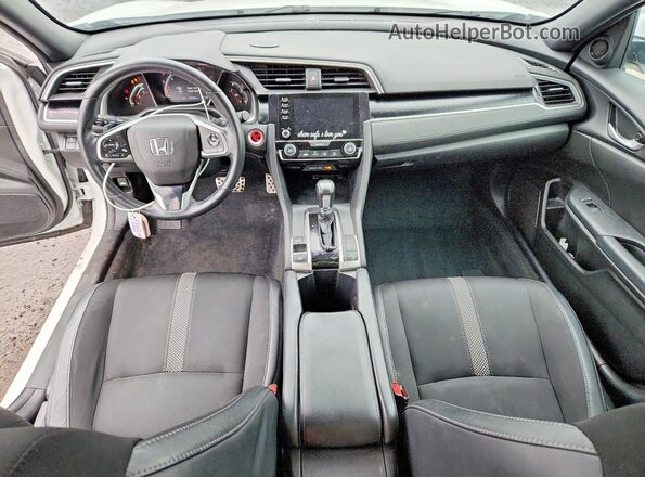 2HGFC2F87LH597255 2020 HONDA CIVIC White Вид панелі приладів