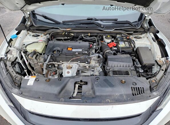2HGFC2F87LH597255 2020 HONDA CIVIC White Вид задньої частини салону