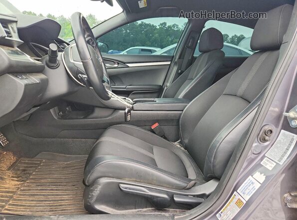 2HGFC2F87MH501710 2021 HONDA CIVIC Gray Vista interior delantera