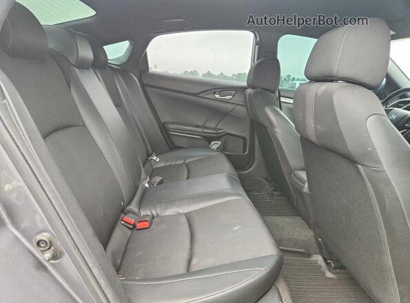2HGFC2F87MH501710 2021 HONDA CIVIC Gray Vista de los asientos traseros