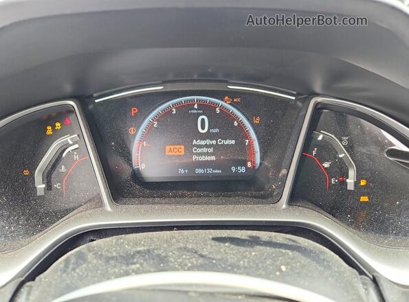 2HGFC2F87MH501710 2021 HONDA CIVIC Gray Vista del cuadro de instrumentos