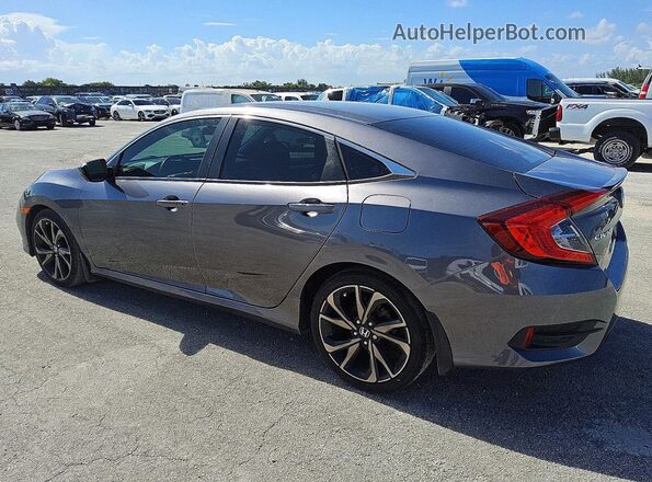 2HGFC2F87MH520077 2021 HONDA CIVIC Gray უკანა მარცხენა