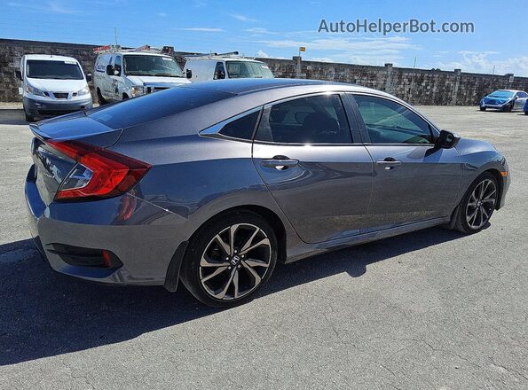 2HGFC2F87MH520077 2021 HONDA CIVIC Gray უკანა მარჯვენა