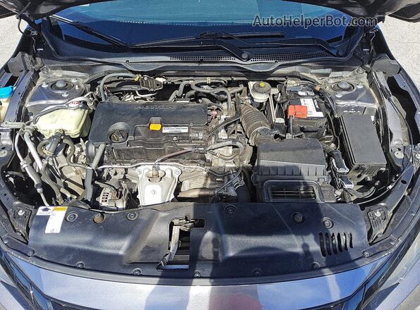 2HGFC2F87MH520077 2021 HONDA CIVIC Gray უკანა სალონის ხედი