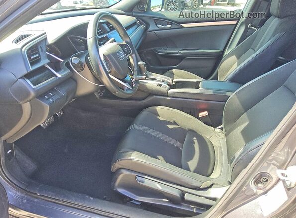2HGFC2F87MH520077 2021 HONDA CIVIC Gray წინა სალონის ხედი