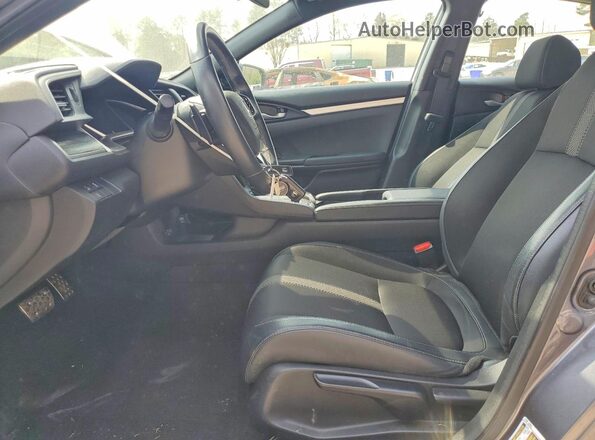 2HGFC2F87MH523643 2021 HONDA CIVIC Gray Front interior view