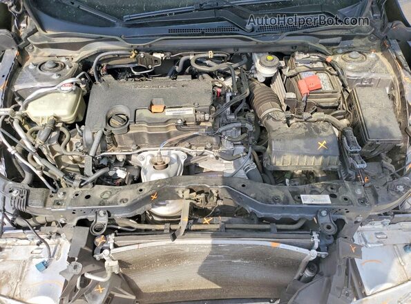 2HGFC2F87MH523643 2021 HONDA CIVIC Gray Rear interior view