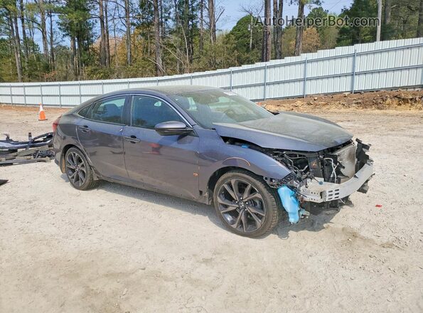 2HGFC2F87MH523643 2021 HONDA CIVIC Gray Front right