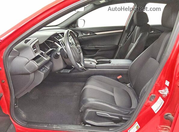 2HGFC2F87MH552382 2021 HONDA CIVIC Красный Вид салона спереди
