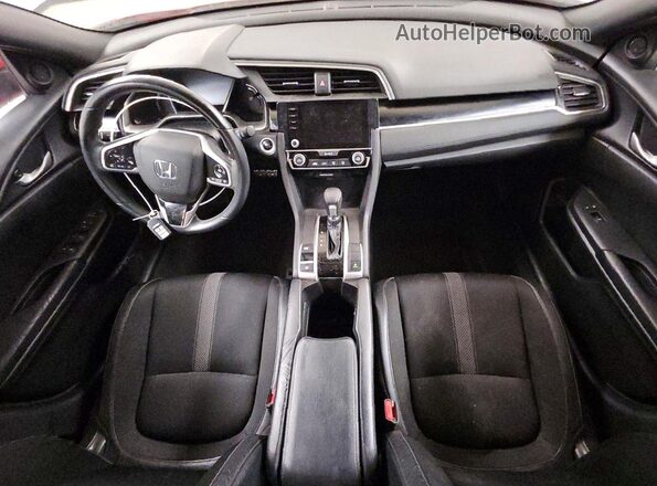 2HGFC2F87MH552382 2021 HONDA CIVIC Красный Вид панели приборов