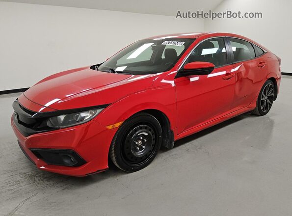 2HGFC2F87MH552382 2021 HONDA CIVIC Красный 