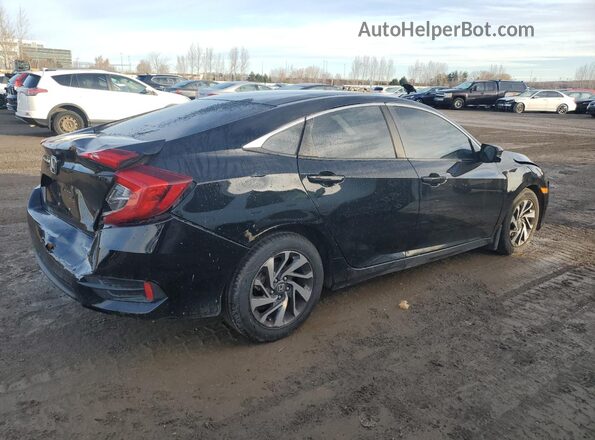 2HGFC2F88GH022684 2016 HONDA CIVIC Black Задня права чверть