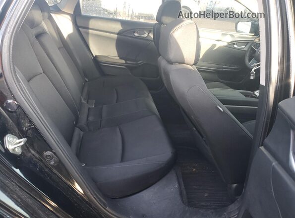 2HGFC2F88GH022684 2016 HONDA CIVIC Black Вид задніх сидінь