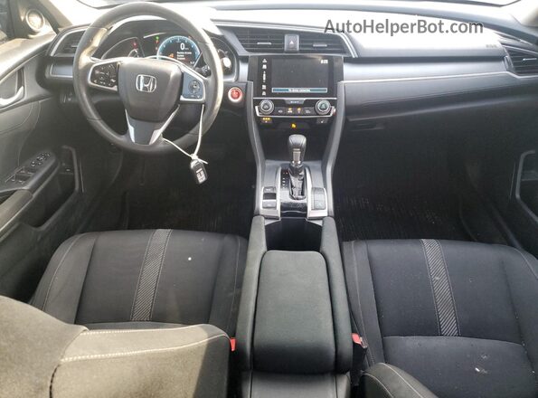 2HGFC2F88GH022684 2016 HONDA CIVIC Black Вид панелі приладів