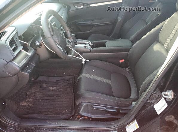 2HGFC2F88GH022684 2016 HONDA CIVIC Black Вид салону спереду