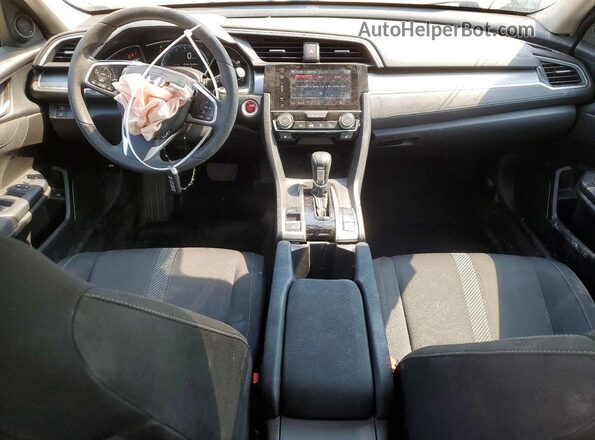 2HGFC2F88HH006647 2017 HONDA CIVIC Black Vista del salpicadero