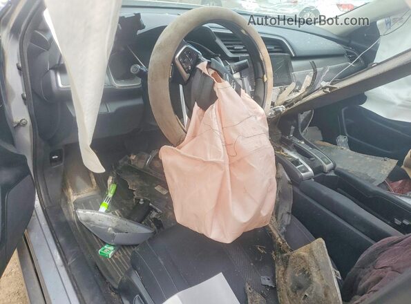2HGFC2F88HH021665 2017 HONDA CIVIC Silver Вид панелі приладів