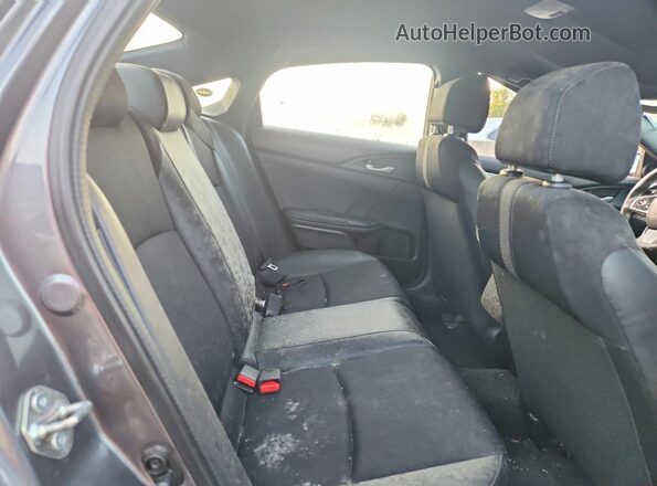 2HGFC2F88KH502832 2019 HONDA CIVIC Gray Вид задніх сидінь
