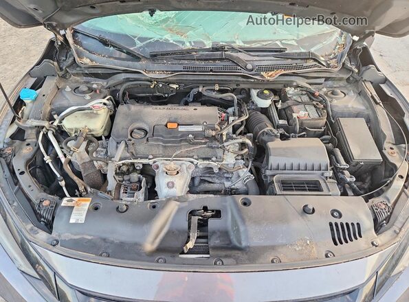 2HGFC2F88KH502832 2019 HONDA CIVIC Gray Вид задньої частини салону