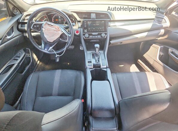 2HGFC2F88KH540559 2019 HONDA CIVIC Gray Вид панелі приладів