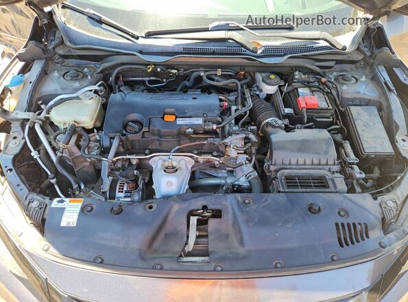 2HGFC2F88KH540559 2019 HONDA CIVIC Gray Вид задньої частини салону