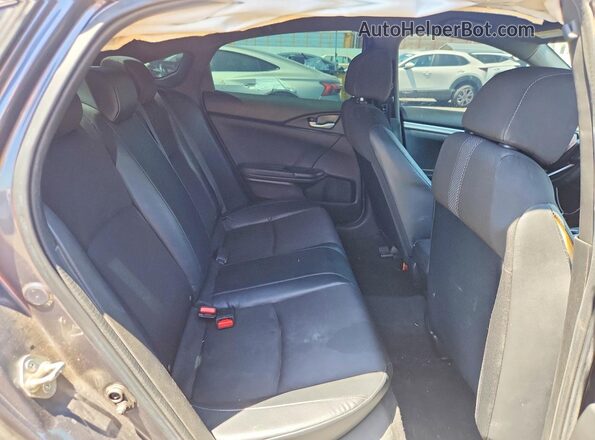 2HGFC2F88KH540559 2019 HONDA CIVIC Gray Вид задніх сидінь