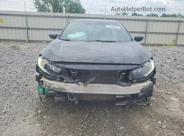2HGFC2F88KH589681 2019 HONDA CIVIC Черный Вид спереди