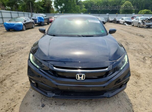 2HGFC2F88KH604504 2019 HONDA CIVIC Black Widok z przodu