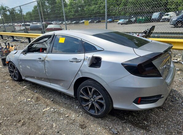 2HGFC2F88LH501195 2020 HONDA CIVIC Silver Tył lewy