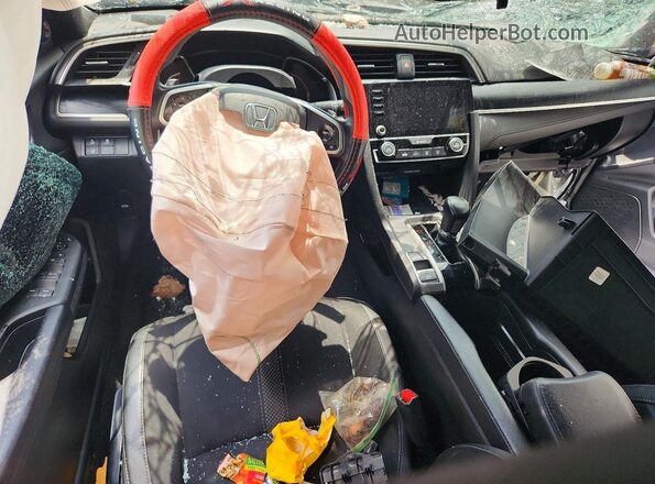 2HGFC2F88LH501195 2020 HONDA CIVIC Silver Widok deski rozdzielczej