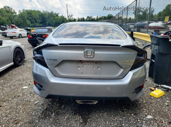 2HGFC2F88LH501195 2020 HONDA CIVIC Silver Widok z tyłu