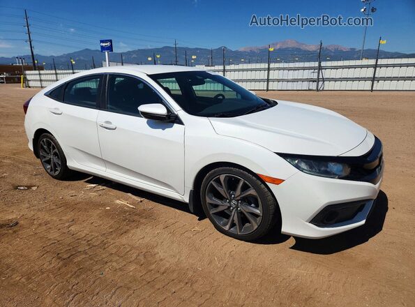 2HGFC2F88LH520667 2020 HONDA CIVIC White Przód prawy