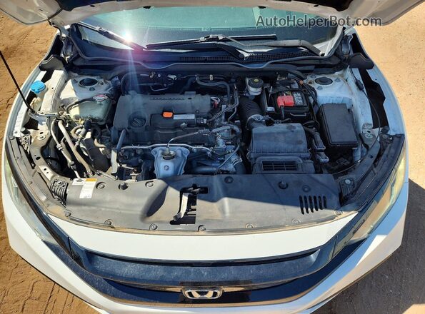 2HGFC2F88LH520667 2020 HONDA CIVIC White Widok wnętrza z tyłu