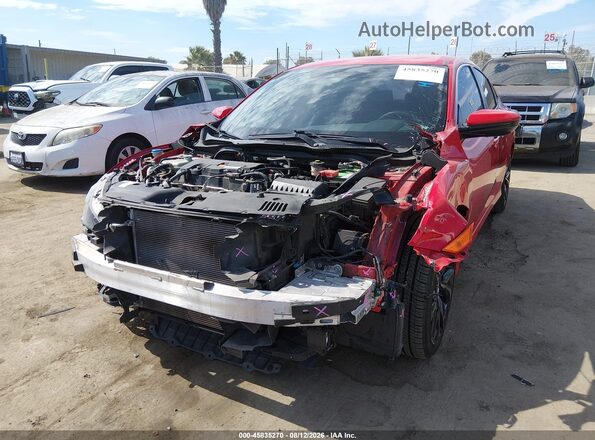 2HGFC2F88LH522385 2020 HONDA CIVIC Red წინა ხედი