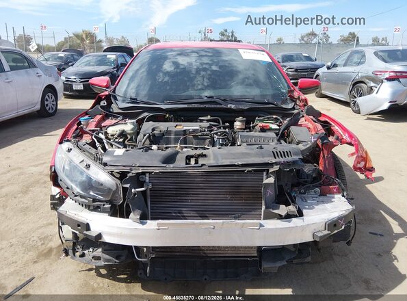 2HGFC2F88LH522385 2020 HONDA CIVIC Red უკანა სალონის ხედი