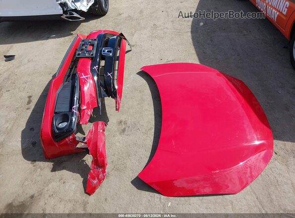2HGFC2F88LH522385 2020 HONDA CIVIC Red ხელსაწყოთა პანელის ხედი