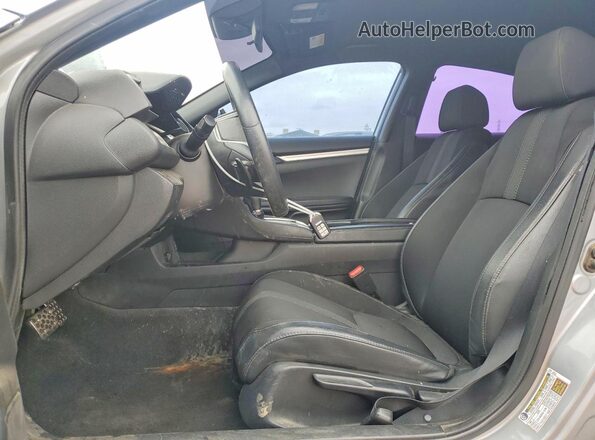 2HGFC2F88LH525593 2020 HONDA CIVIC Silver Vista interior delantera
