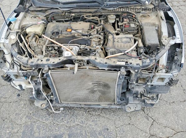 2HGFC2F88LH525593 2020 HONDA CIVIC Silver Vista interior trasera
