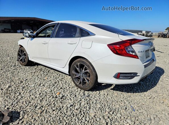2HGFC2F88LH536724 2020 HONDA CIVIC White Trasero izquierdo